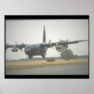 Póster Aviões cargo_Military de C-130 Hercules LAPES