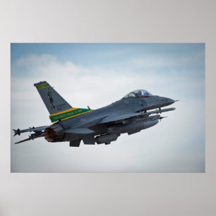 Poster Aviões de combate do falcão F-16