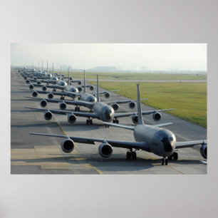 Póster Aviões de KC-135 Stratotankers