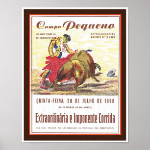 Poster AVISO DE LUTA CONTRA O VINTAGE 1960 mcm