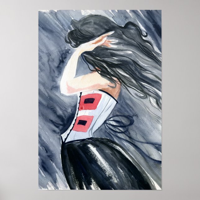 Poster Aviso do Furacão (Frente)