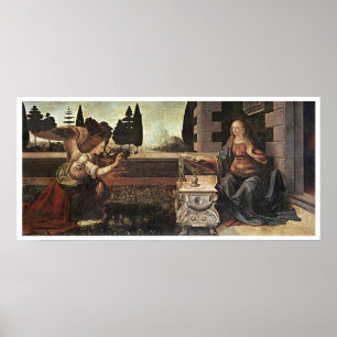 Póster Aviso, Leonardo da Vinci, 1473