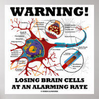 Aviso! Perda De Células Cerebrais A Uma Taxa Alarm