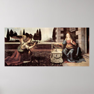 Póster Aviso por Leonardo di ser Piero da Vinci