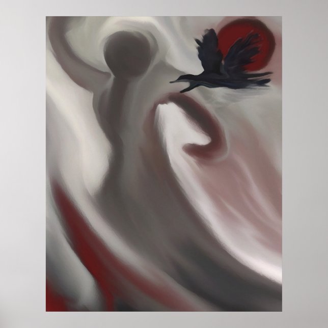 Poster Aviso RedMoon (Frente)