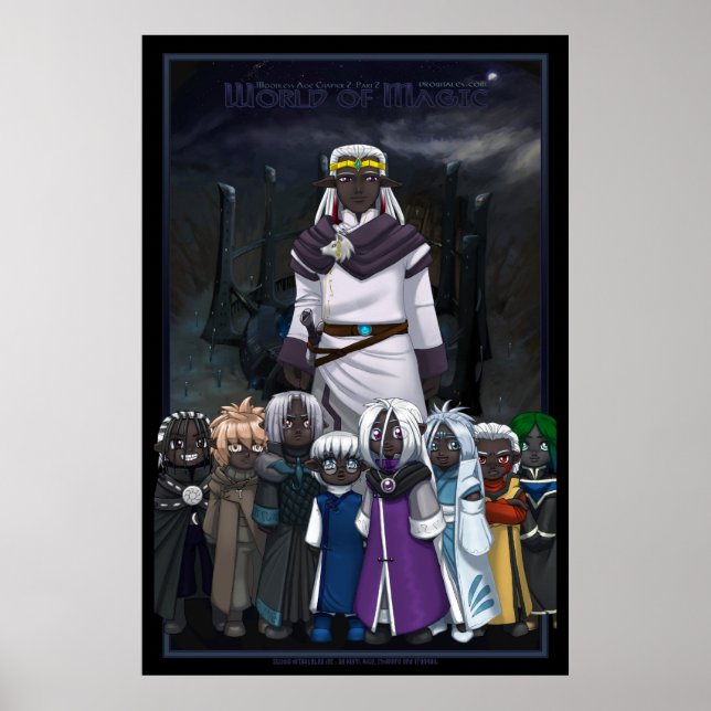 Póster Avisos sonoros: Idade sem lua: cobrir do Capítulo  (Frente)