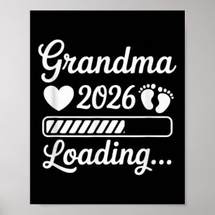 Poster Avó 2026 Carregando Anúncio De Gravidez Novo Gr