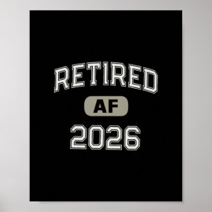 Poster Avó Aposentada Em 2026 Pai de Férias Mãe Cruzeiro