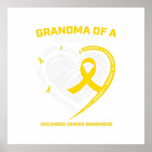 Poster Avó Avô, neta, doação de infância