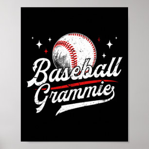 Poster Avó Bysebyll De Um Jogador Bysebyll Grammie