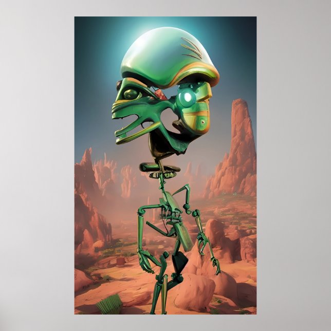 Poster Avô Canyon - Ken Gage Surreal Art (Frente)