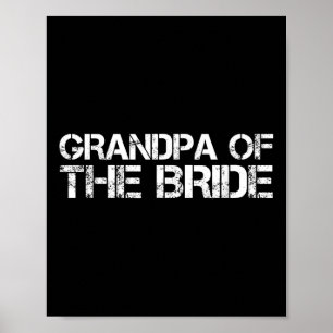 Poster Avô Da Noiva Festa De Casamento Engraçado Gif