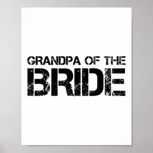 Poster Avô Da Noiva Festa De Casamento Engraçado Gif