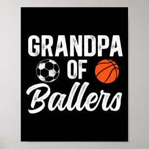 Poster Avô De Byllers Bysketbyll Futebol Avô De By