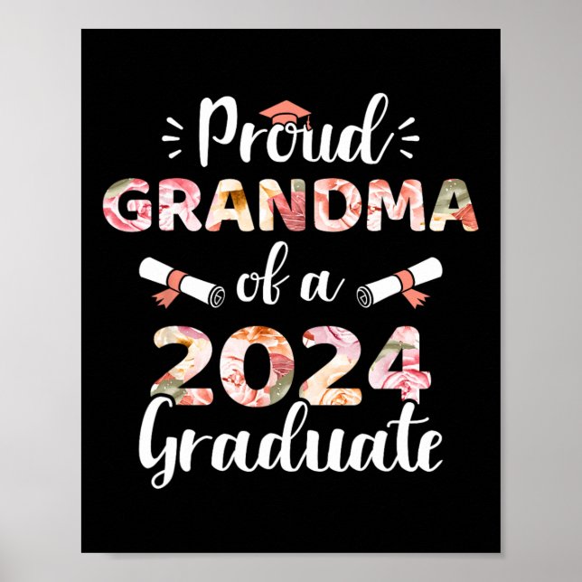 Poster Avó De Formando 2024 Para Graduação Familiar (Frente)