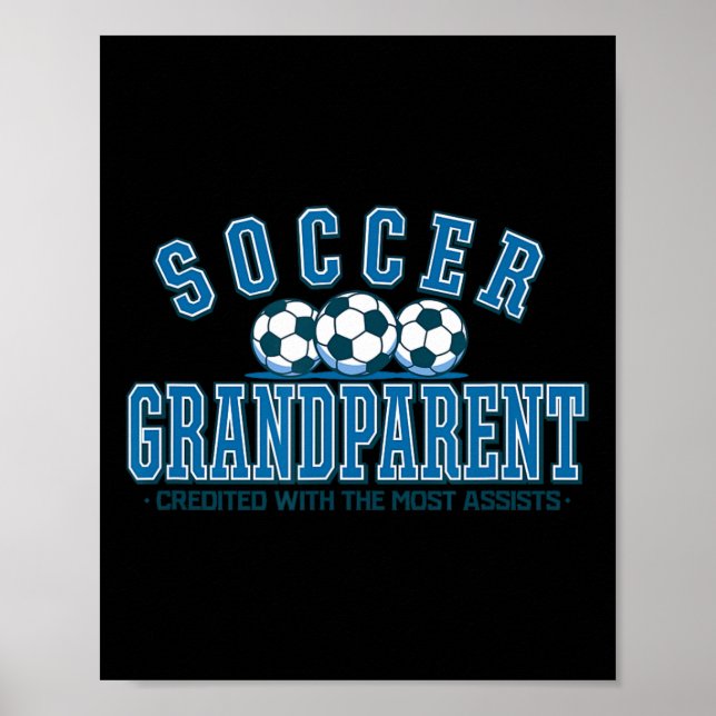 Poster Avó de Futebol Creditada Com Mais Ists  (Frente)