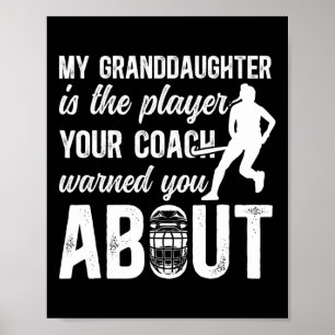 Poster Avô de Hóquei sobre Grama Engraçado Jogador de Hóq