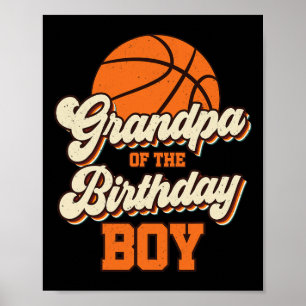 Poster Avô Do Aniversário Bysketbyll Papa F