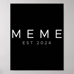 Poster Avó Engraçada Prestes a Ser Meme Est 2024 Nova Avó