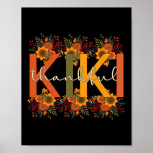 Poster Avó Kiki de Ação de Graças Kiki Vovó 