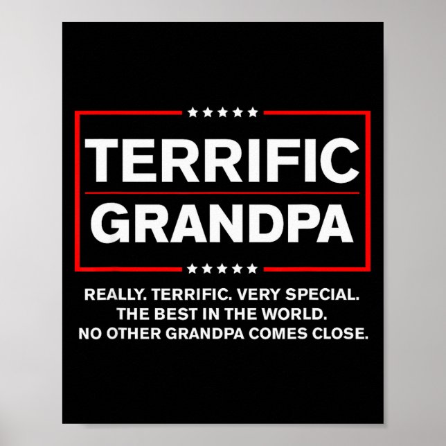 Poster Avô Terrível - Estilo de Campanha Engraçado de Don (Frente)