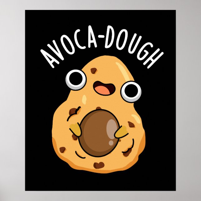 Poster Avoca-massinha Funny Avocado Pun (Frente)