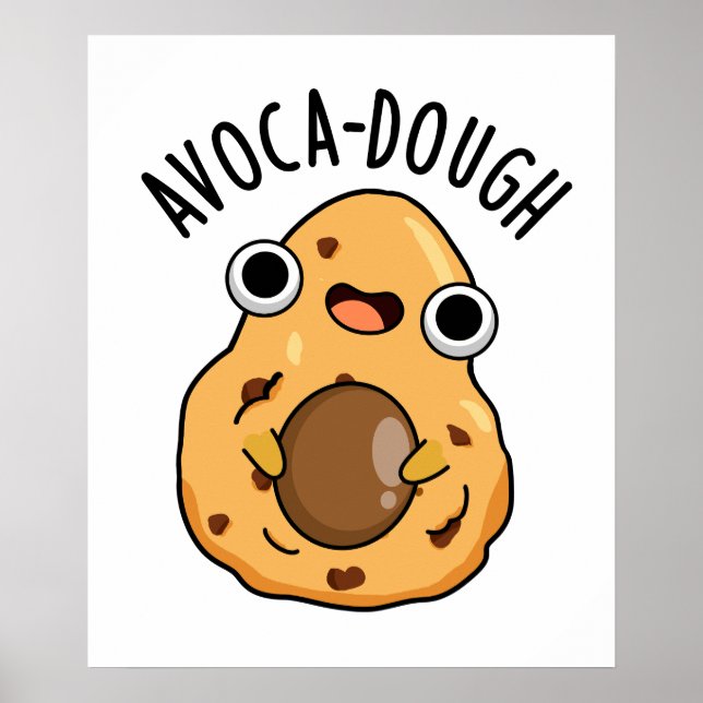 Poster Avoca-massinha Funny Avocado Pun (Frente)