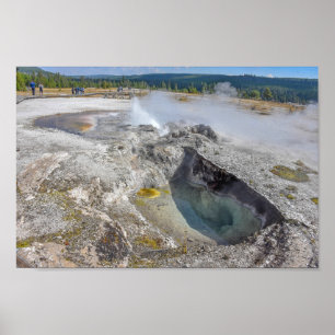 Poster Avoca Primavera, Bacia Biscoita, Yellowstone