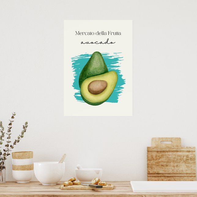 Poster Avocado (Cozinha)