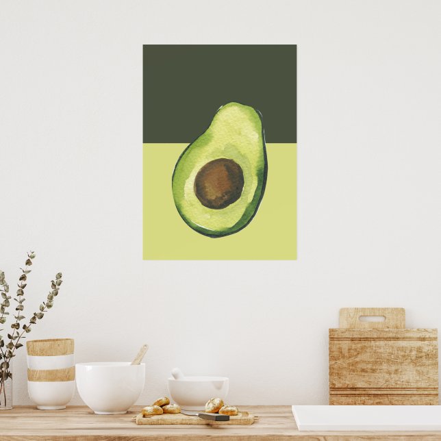 Poster Avocado (Cozinha)