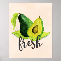 Avocado Verde Fresco Fruta de Vida Estática em Aqu