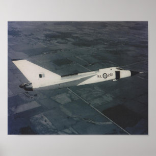 Póster Avro Arrow- RL201 em Voo