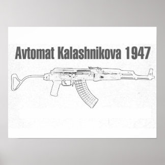 Póster Avtomat Kalashnikova 1947