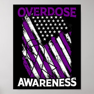 Poster Aw de Sobredosagem Opióide Patriótica Dos Eua