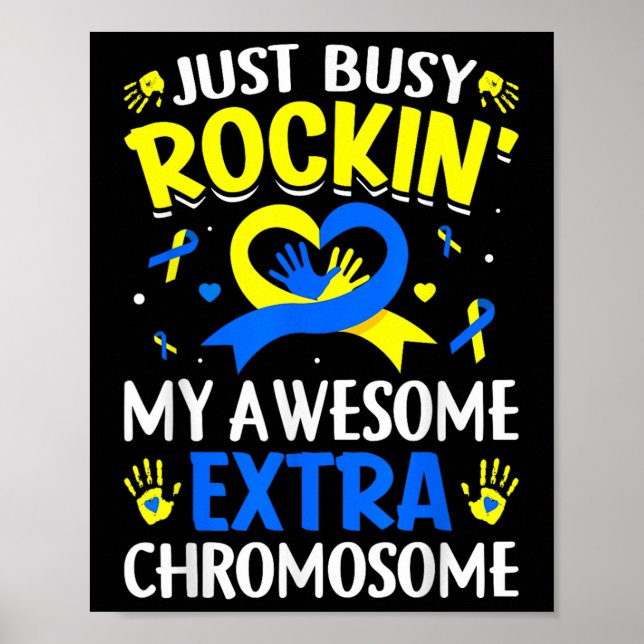 Poster Aw Sindroma do Meu Cromossoma Extra para Baixo (Frente)