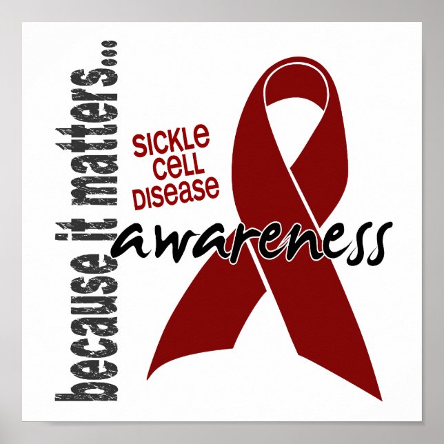 Poster Awareness 1 Sickle Cell Disease (Frente)