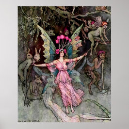 Poster “Away Down Under” por Warwick Goble