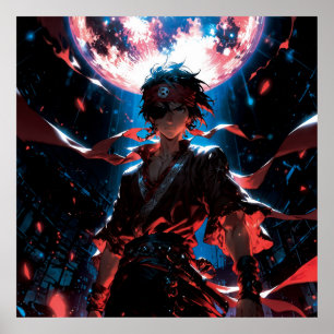 Poster Awesome anime character