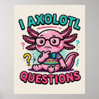 Axolote Nerd Cute Eu Axolote Perguntas Marcas Meme
