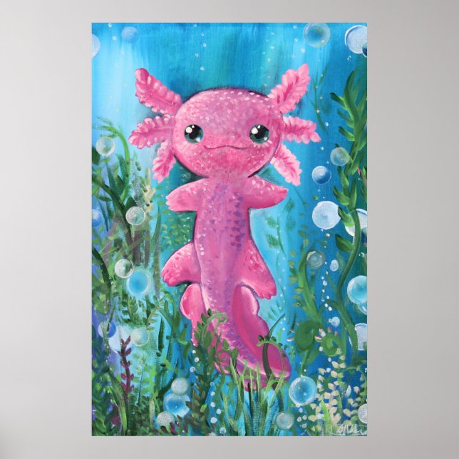 Poster Axolotl (Frente)