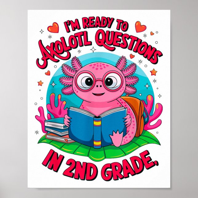 Poster Axolotl Primeiro Dia Pronto Para Responder Questi  (Frente)