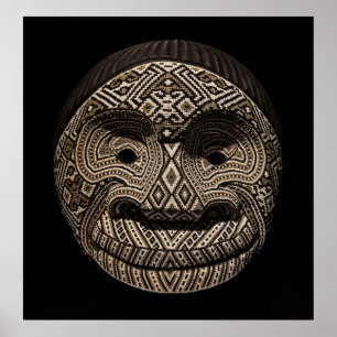 Poster Ayahuasca Mask Chaquiras