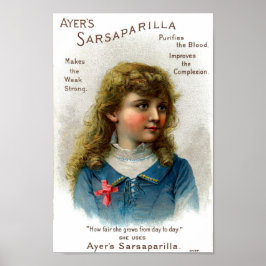 Poster Ayers Como Ela Cresce Justa Vintage Advertising