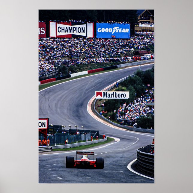 Poster Ayrton Belgium Racing (Frente)