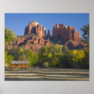 Póster AZ, Arizona, Sedona, Área de Recreação Crescent Mo