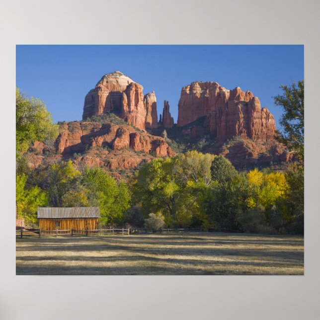 Póster AZ, Arizona, Sedona, Crescent Moon Recreação 2 (Frente)