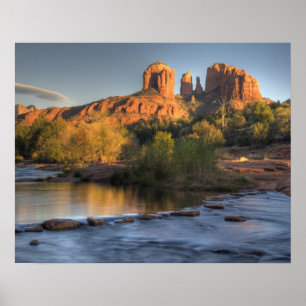 Póster AZ, Arizona, Sedona, Crescent Moon Recreation 3