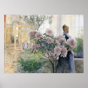 Poster Azalea por Carl Larsson