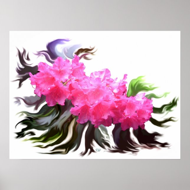 Póster Azaleas (Frente)