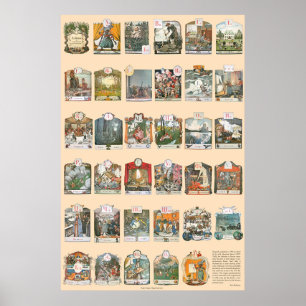 Poster Azbuka (Alfabeto) por Alexander Benois